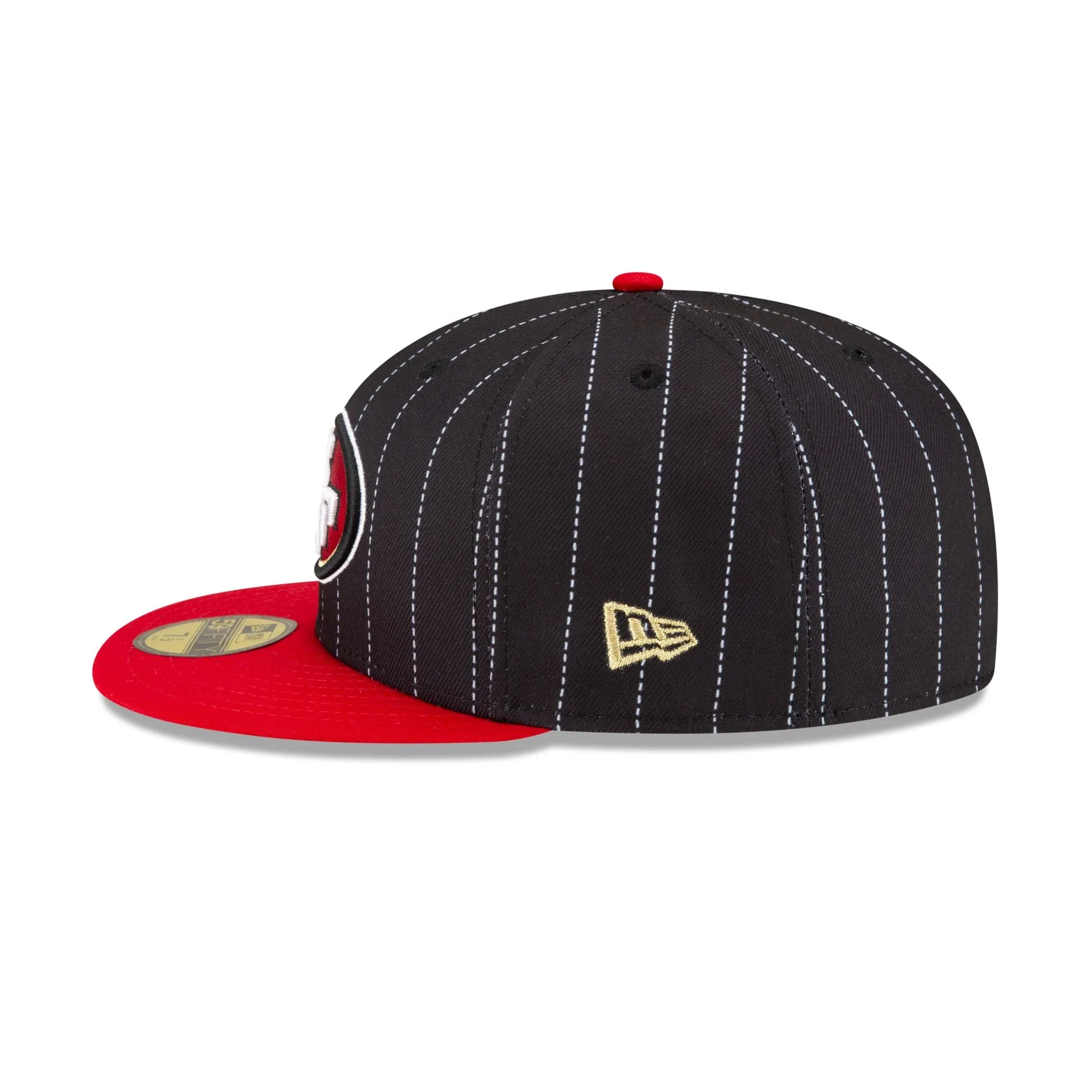 Just Caps Pinstripe San Francisco 49ers 59FIFTY Fitted Hat sold by New Era product image thumbnail 5