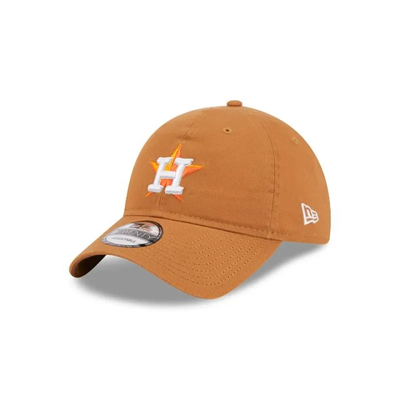 Houston Astros Light Bronze 9TWENTY Adjustable Hat sold by New Era