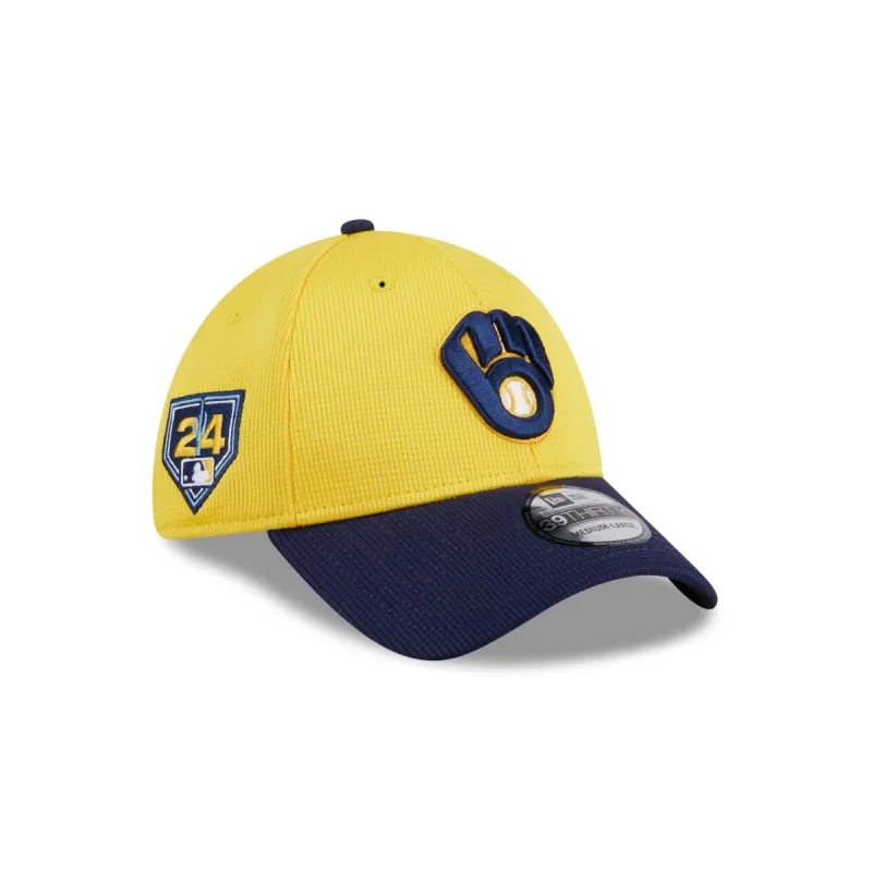 Milwaukee Brewers 2024 Spring Training 39THIRTY Stretch Fit Hat sold by New Era