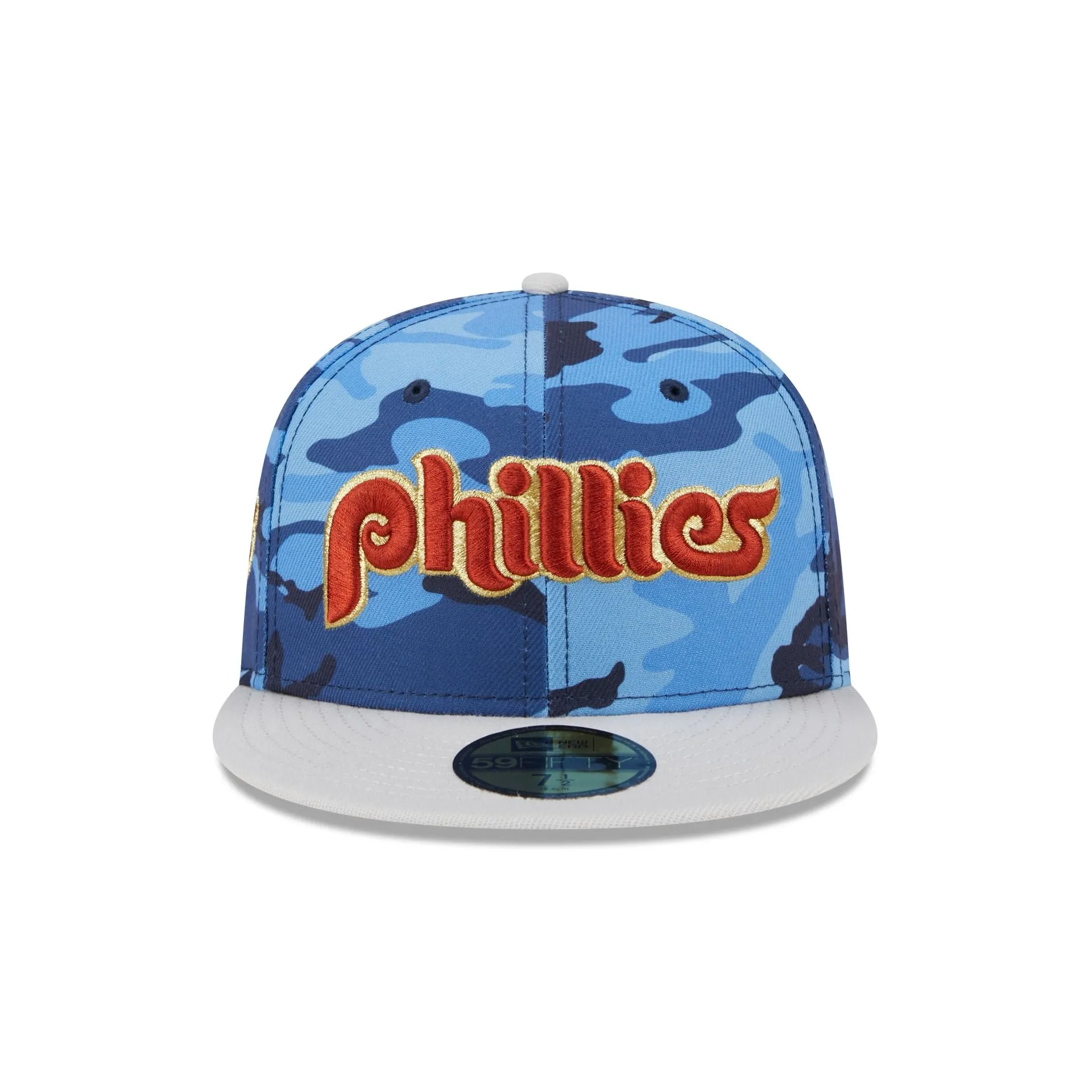 Philadelphia Phillies Blue Camo 59FIFTY Fitted Hat sold by New Era product image thumbnail 2