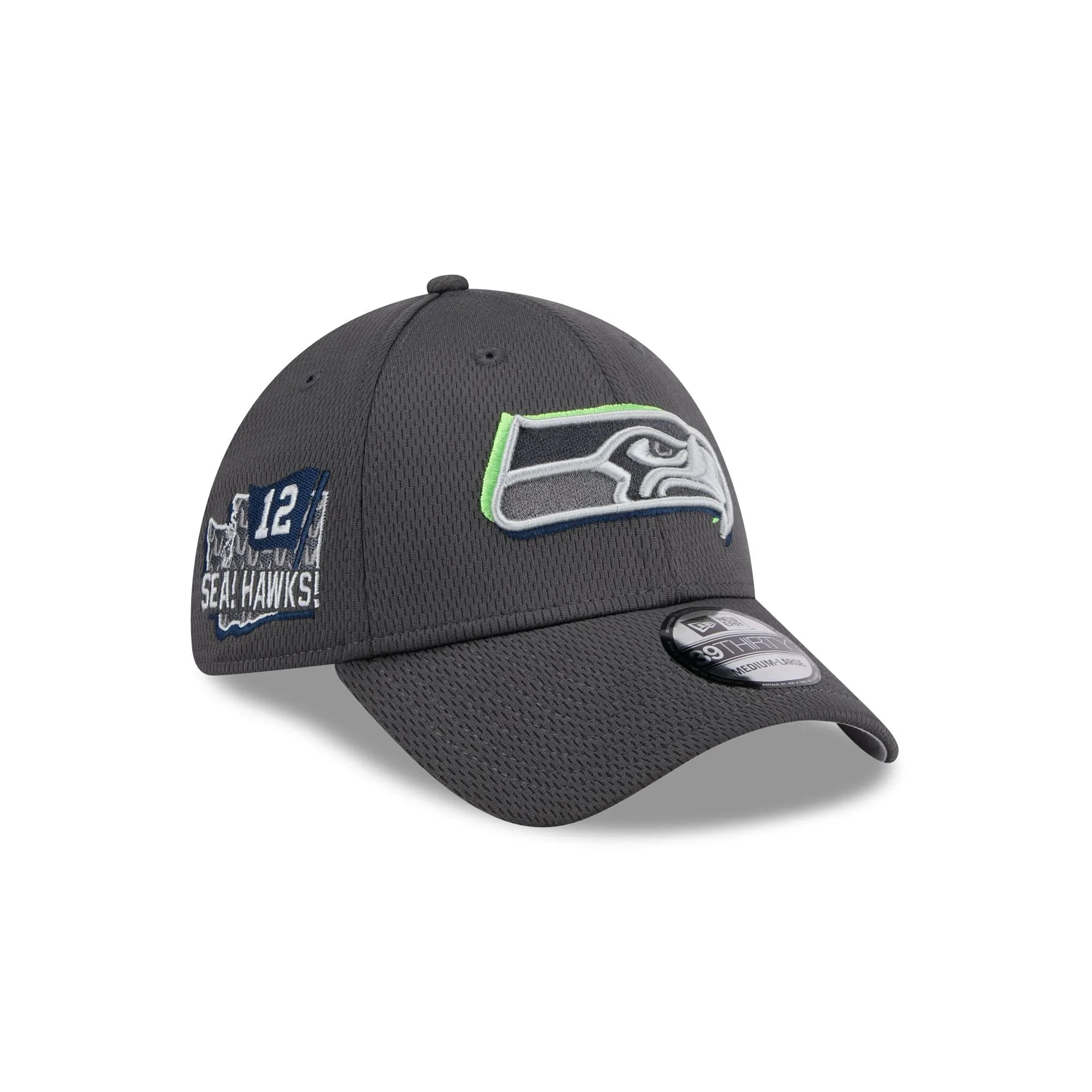 Seattle Seahawks 2024 Draft 39THIRTY Stretch Fit Hat sold by New Era