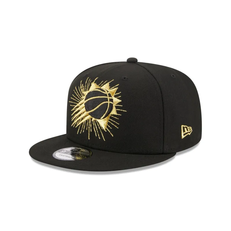 Phoenix Suns Metallic Logo 9FIFTY Snapback Hat sold by New Era
