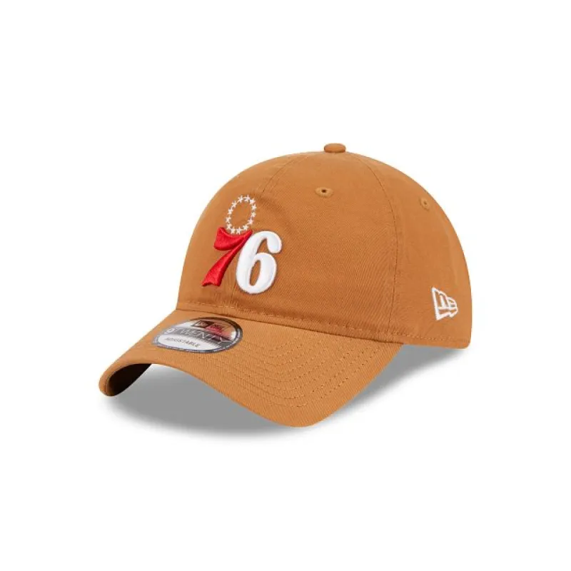 Philadelphia 76ers Light Bronze 9TWENTY Adjustable Hat sold by New Era