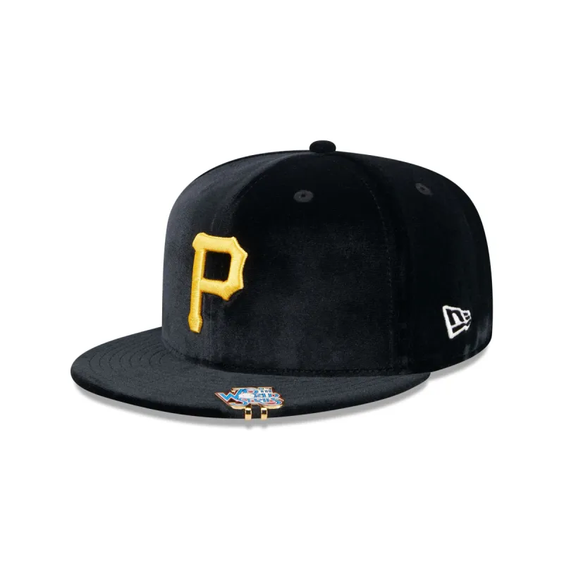 Pittsburgh Pirates Velvet Visor Clip 59FIFTY Fitted Hat sold by New Era