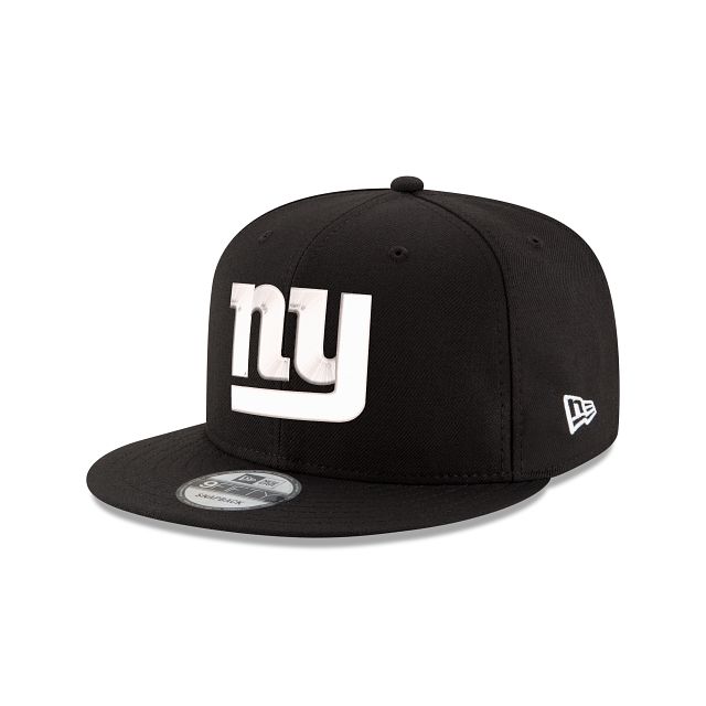 New York Giants Black and White 9FIFTY Snapback Hat sold by New Era