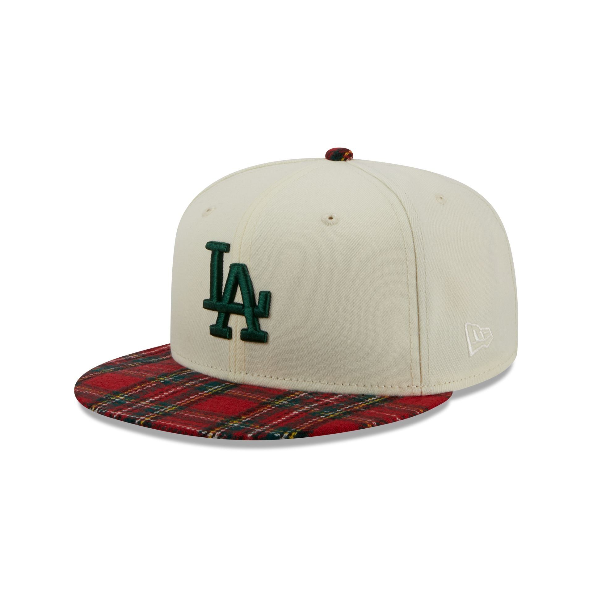 Los Angeles Dodgers Plaid Visor 9FIFTY Snapback Hat sold by New Era
