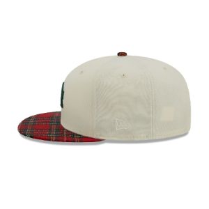 Los Angeles Dodgers Plaid Visor 9FIFTY Snapback Hat sold by New Era