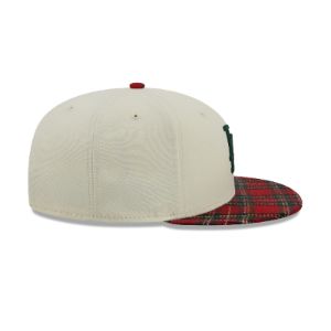 Los Angeles Dodgers Plaid Visor 9FIFTY Snapback Hat sold by New Era