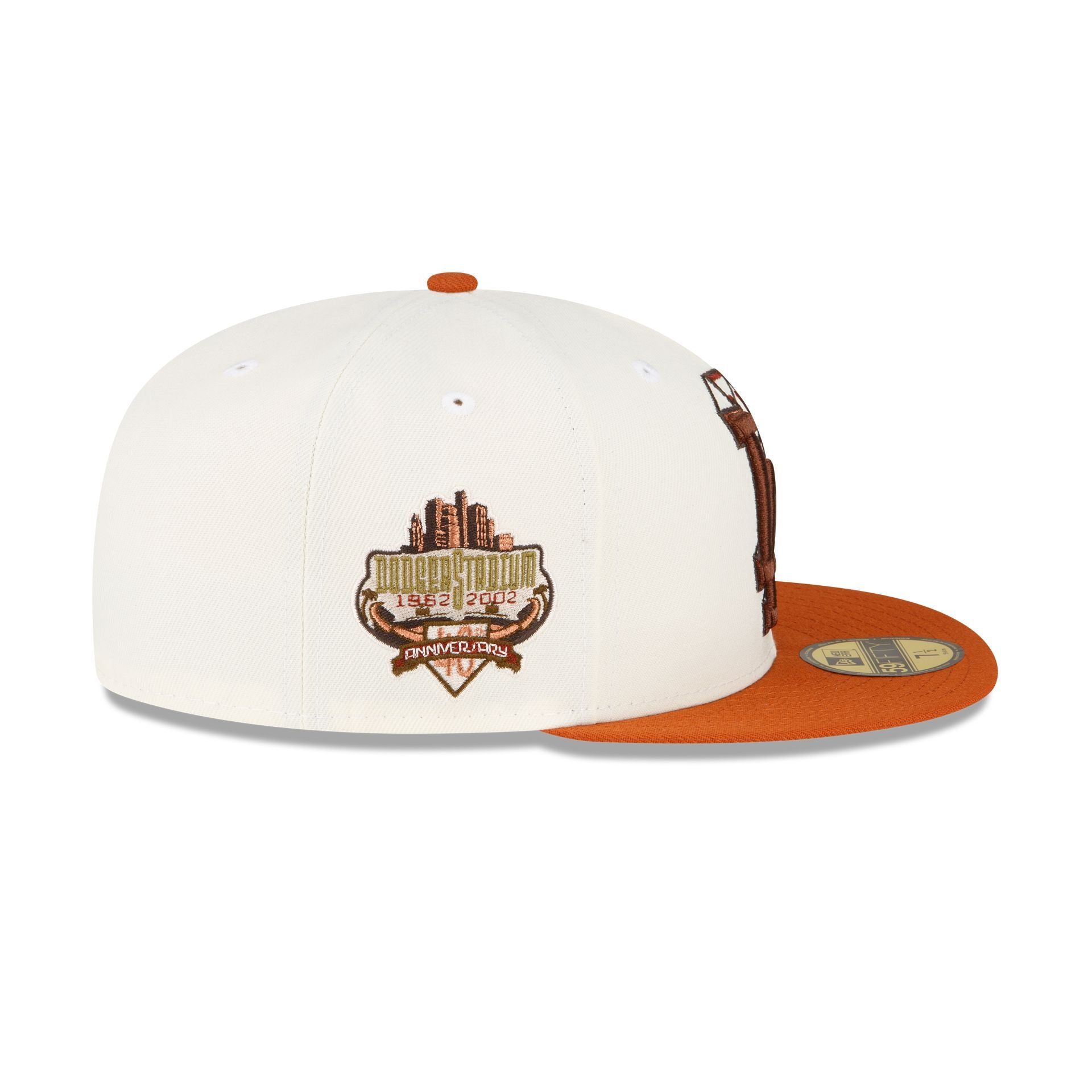 Just Caps Rust Orange Los Angeles Dodgers 59FIFTY Fitted Hat sold by New Era product image thumbnail 4