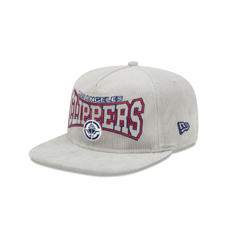 Los Angeles Clippers Gray Cord Golfer Hat sold by New Era