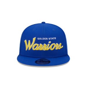 Golden State Warriors Script 9FIFTY Snapback Hat sold by New Era
