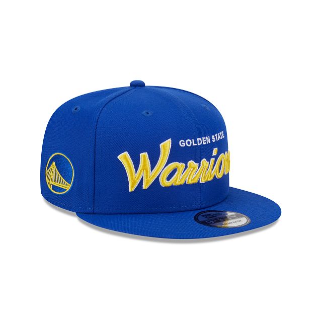 Golden State Warriors Script 9FIFTY Snapback Hat sold by New Era