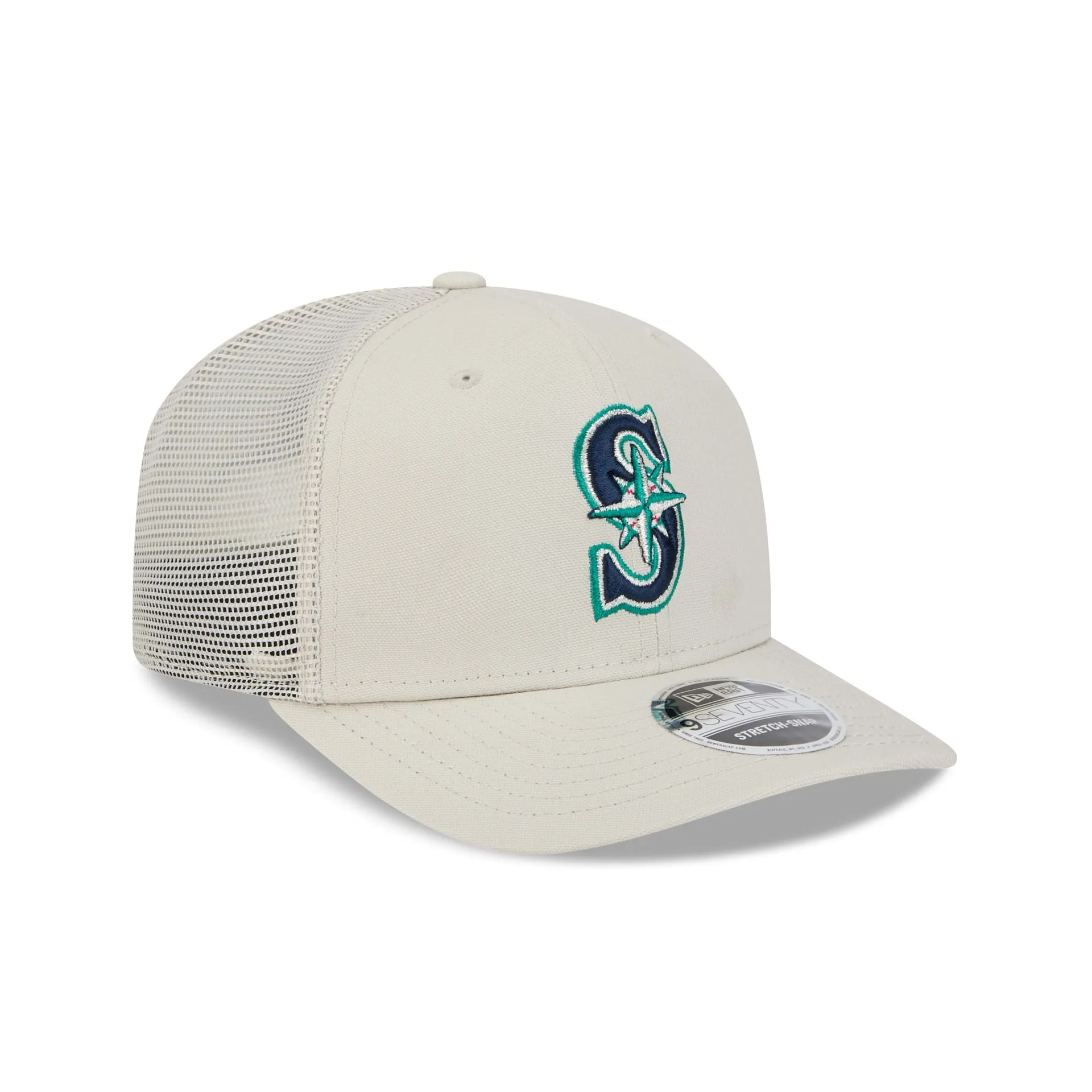 Seattle Mariners Canvas 9SEVENTY Trucker Hat sold by New Era product image thumbnail 3