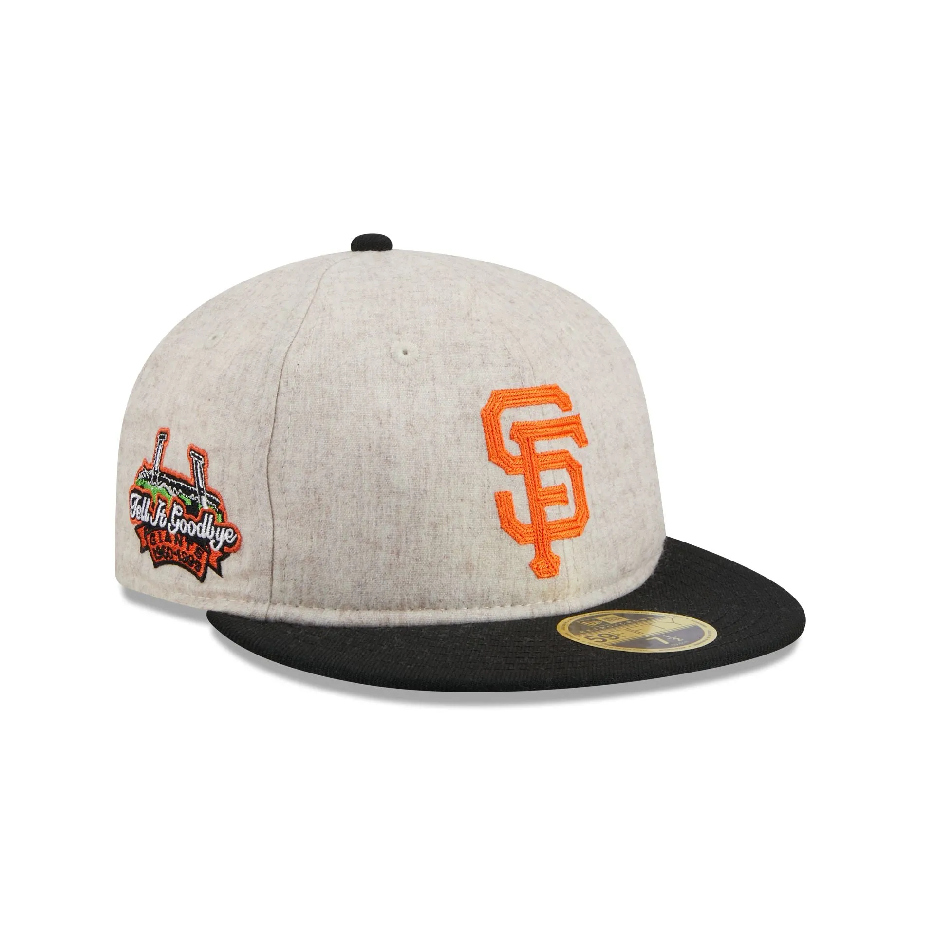 San Francisco Giants Melton Wool Retro Crown 59FIFTY Fitted Hat sold by New Era