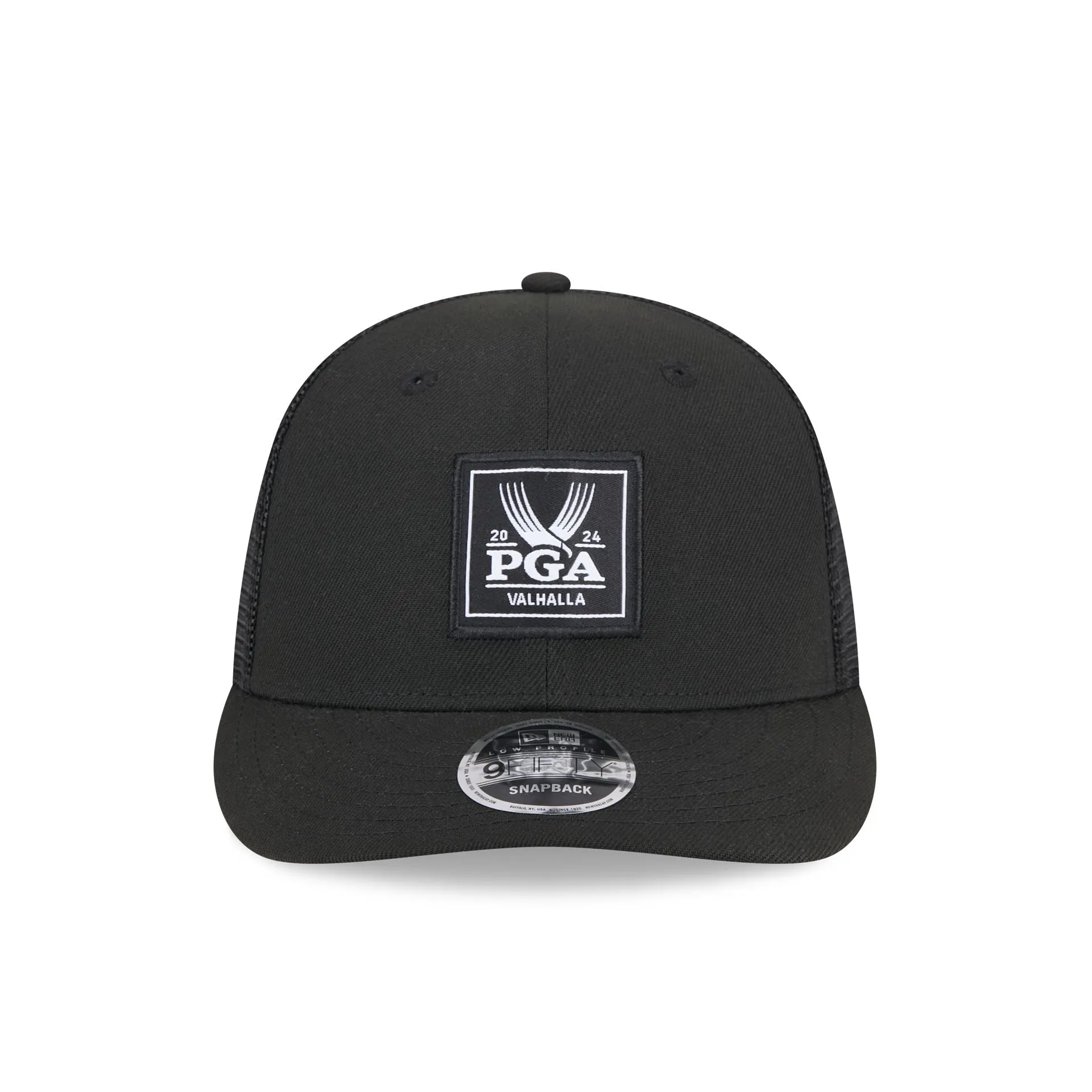 2024 PGA Championship Valhalla Black Low Profile 9FIFTY Trucker Hat sold by New Era product image thumbnail 2