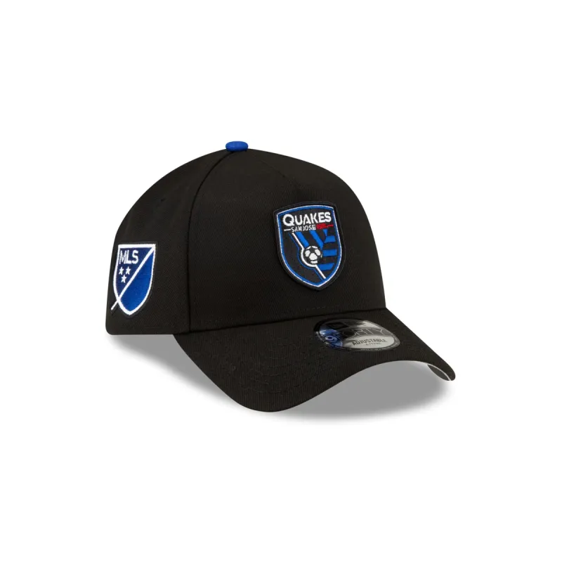 San Jose Earthquakes 2024 MLS Kickoff 9FORTY A-Frame Snapback Hat sold by New Era