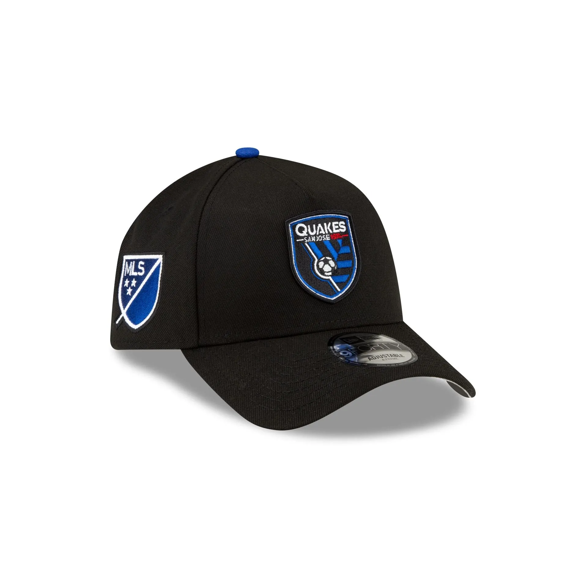 San Jose Earthquakes 2024 MLS Kickoff 9FORTY A-Frame Snapback Hat sold by New Era
