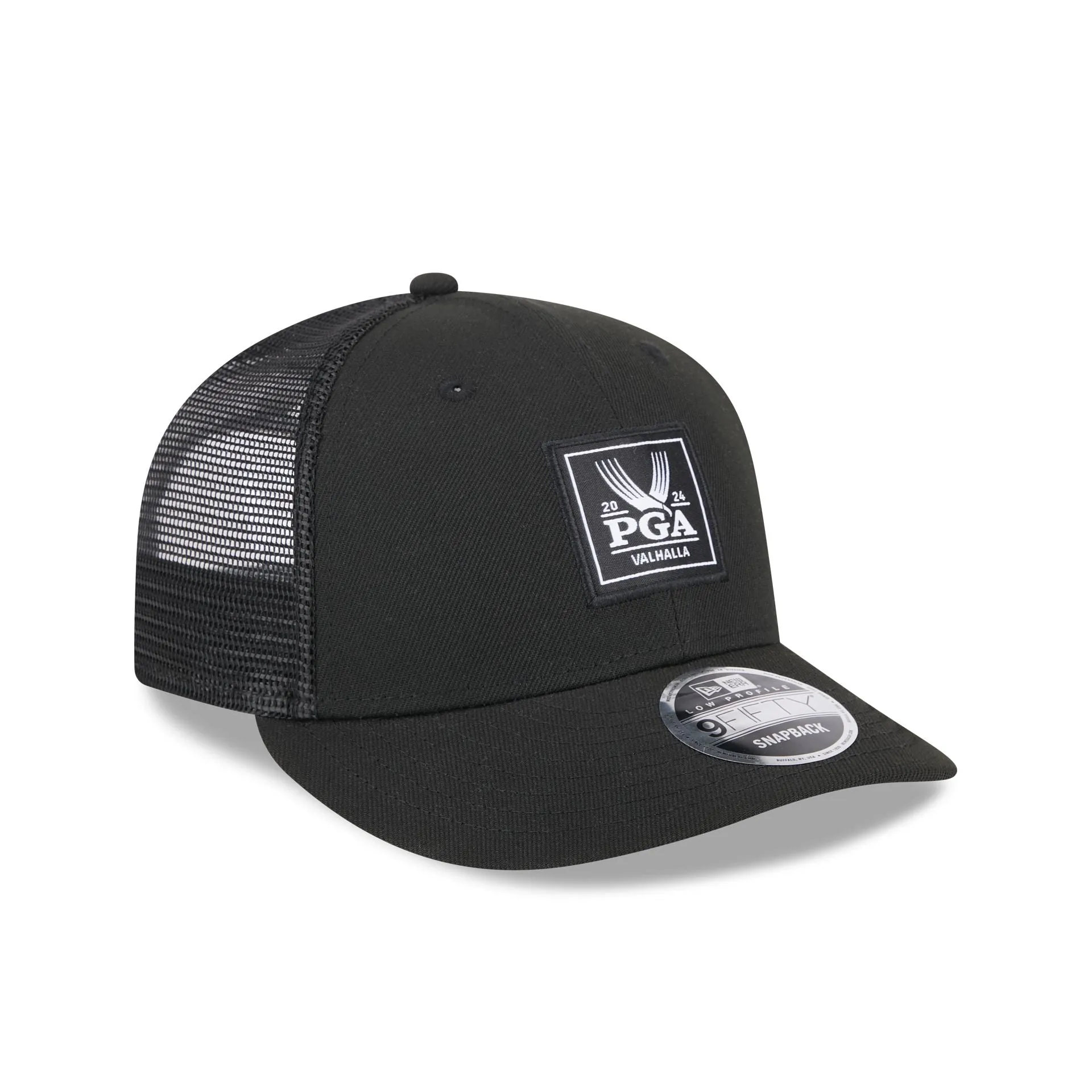 2024 PGA Championship Valhalla Black Low Profile 9FIFTY Trucker Hat sold by New Era product image thumbnail 3