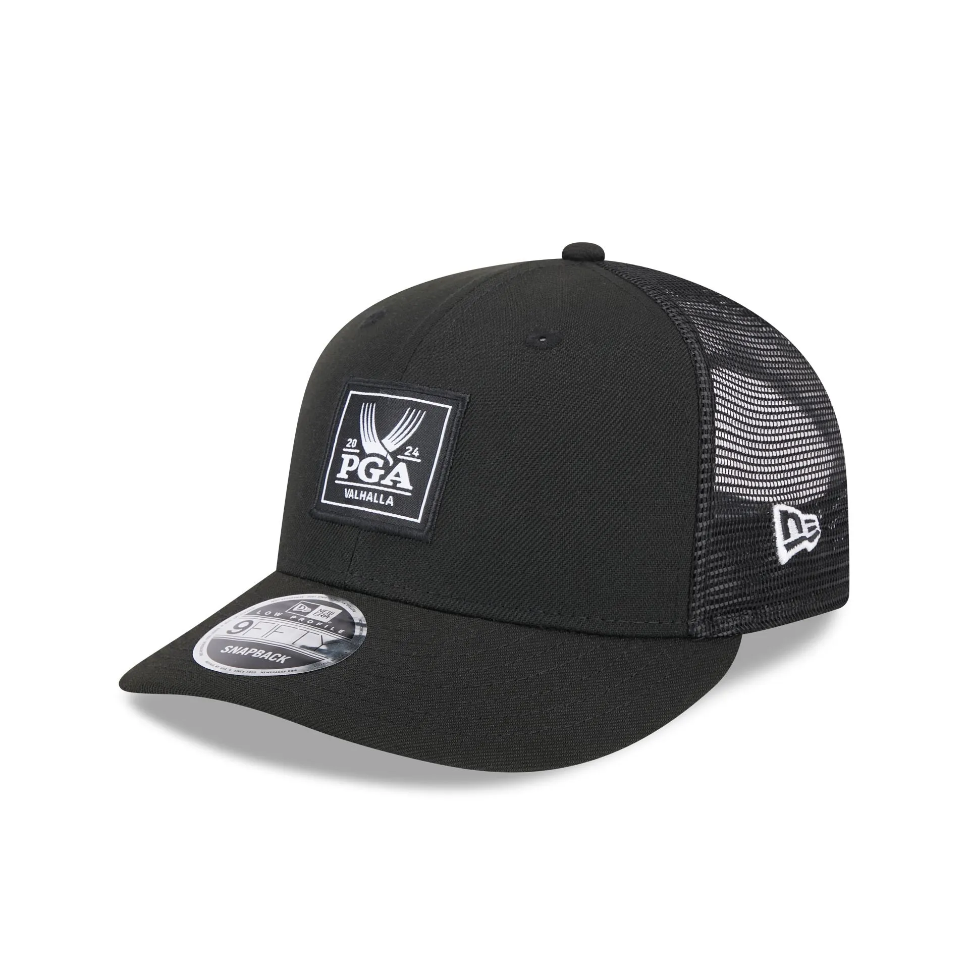 2024 PGA Championship Valhalla Black Low Profile 9FIFTY Trucker Hat sold by New Era