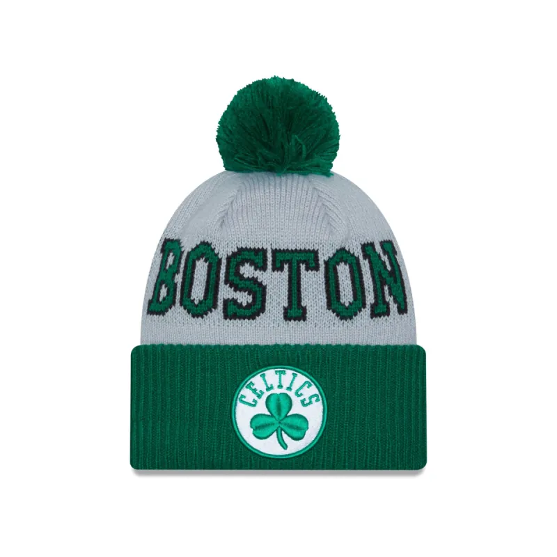 Boston Celtics 2023 Tip-Off Pom Knit Hat sold by New Era