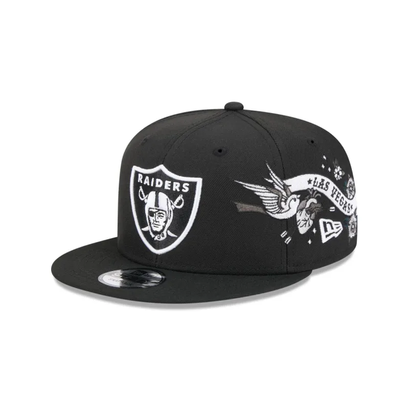 Las Vegas Raiders City Art 9FIFTY Snapback Hat sold by New Era
