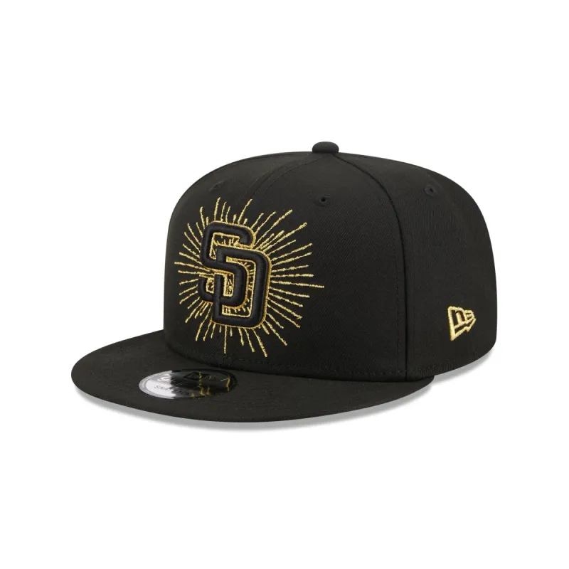 San Diego Padres Metallic Logo 9FIFTY Snapback Hat sold by New Era