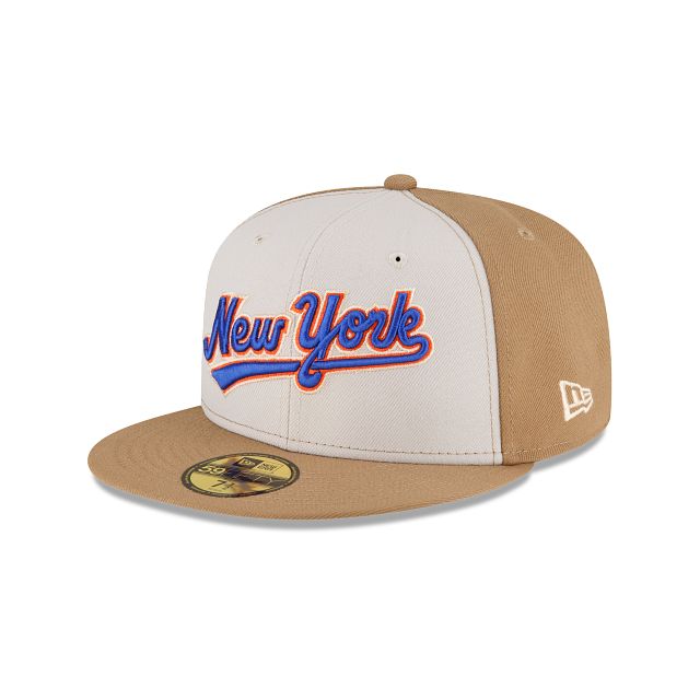 Just Caps Khaki New York Mets 59FIFTY Fitted Hat sold by New Era product image thumbnail 3
