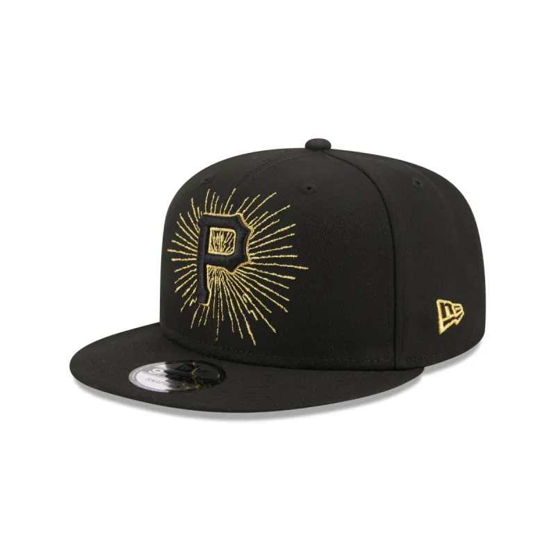 Pittsburgh Pirates Metallic Logo 9FIFTY Snapback Hat sold by New Era