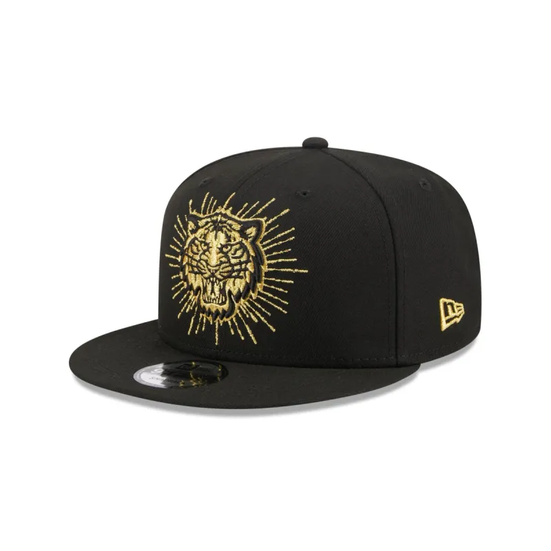 Detroit Tigers Metallic Logo 9FIFTY Snapback Hat sold by New Era