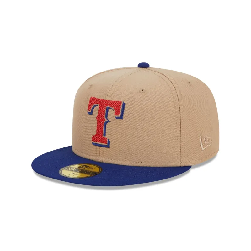 Texas Rangers Needlepoint 59FIFTY Fitted Hat sold by New Era
