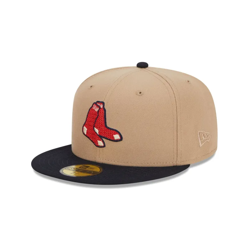 Boston Red Sox Needlepoint 59FIFTY Fitted Hat sold by New Era