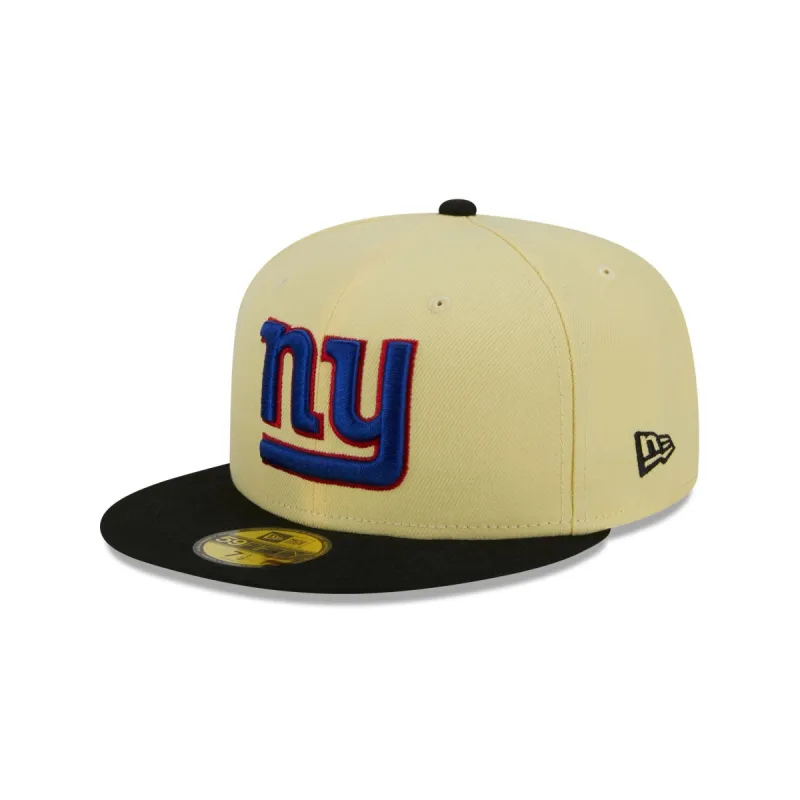 New York Giants Soft Yellow 59FIFTY Fitted Hat sold by New Era