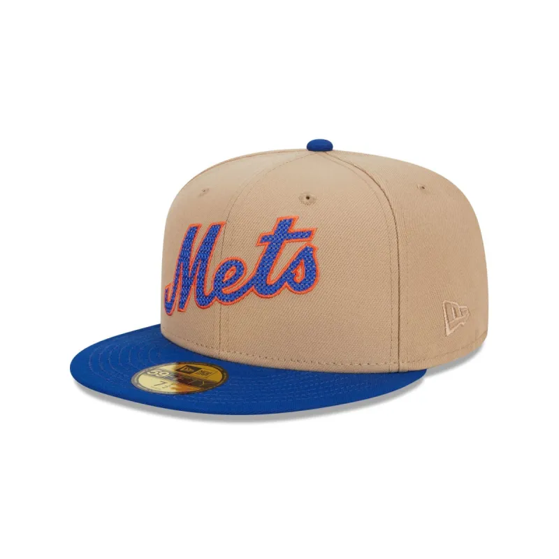 New York Mets Needlepoint 59FIFTY Fitted Hat sold by New Era