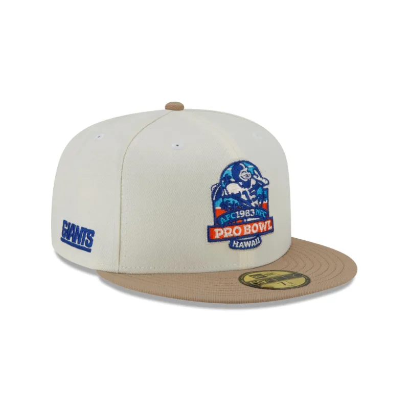 Just Caps Camel Visor New York Giants 59FIFTY Fitted Hat sold by New Era