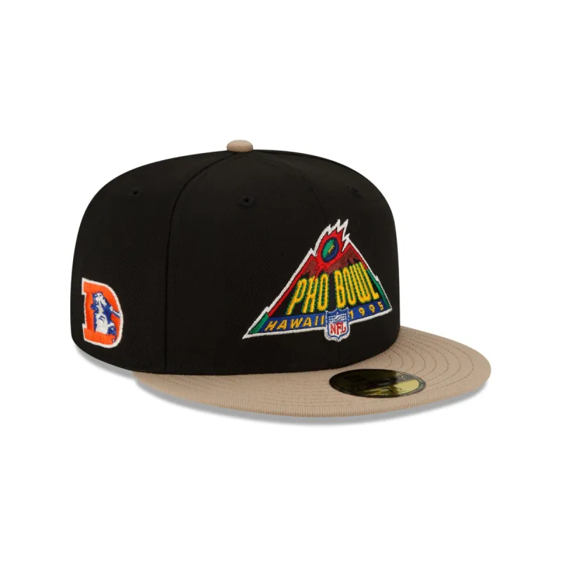 Just Caps Camel Visor Denver Broncos 59FIFTY Fitted Hat sold by New Era