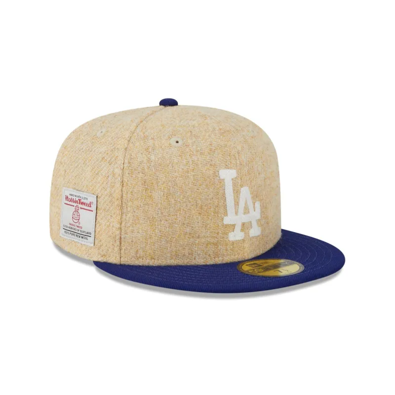 Los Angeles Dodgers Harris Tweed 59FIFTY Fitted Hat sold by New Era