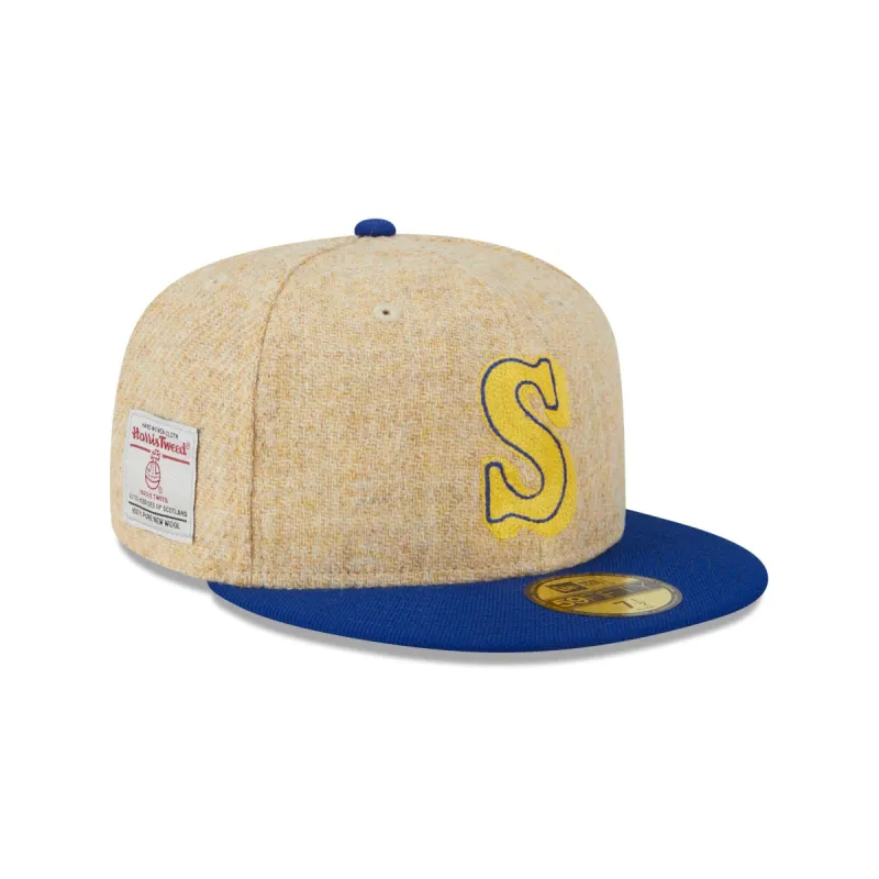 Seattle Mariners Harris Tweed 59FIFTY Fitted Hat sold by New Era