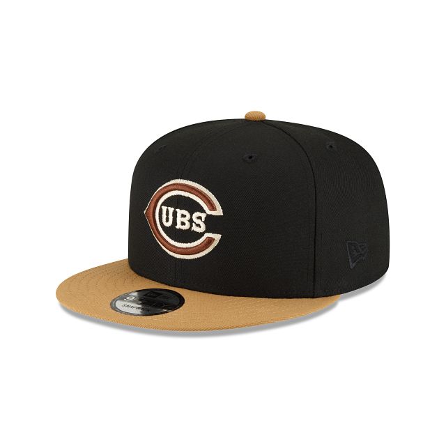 Chicago Cubs Jet Black 9FIFTY Snapback Hat sold by New Era