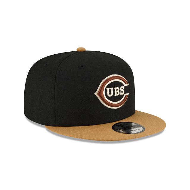 Chicago Cubs Jet Black 9FIFTY Snapback Hat sold by New Era product image thumbnail 3