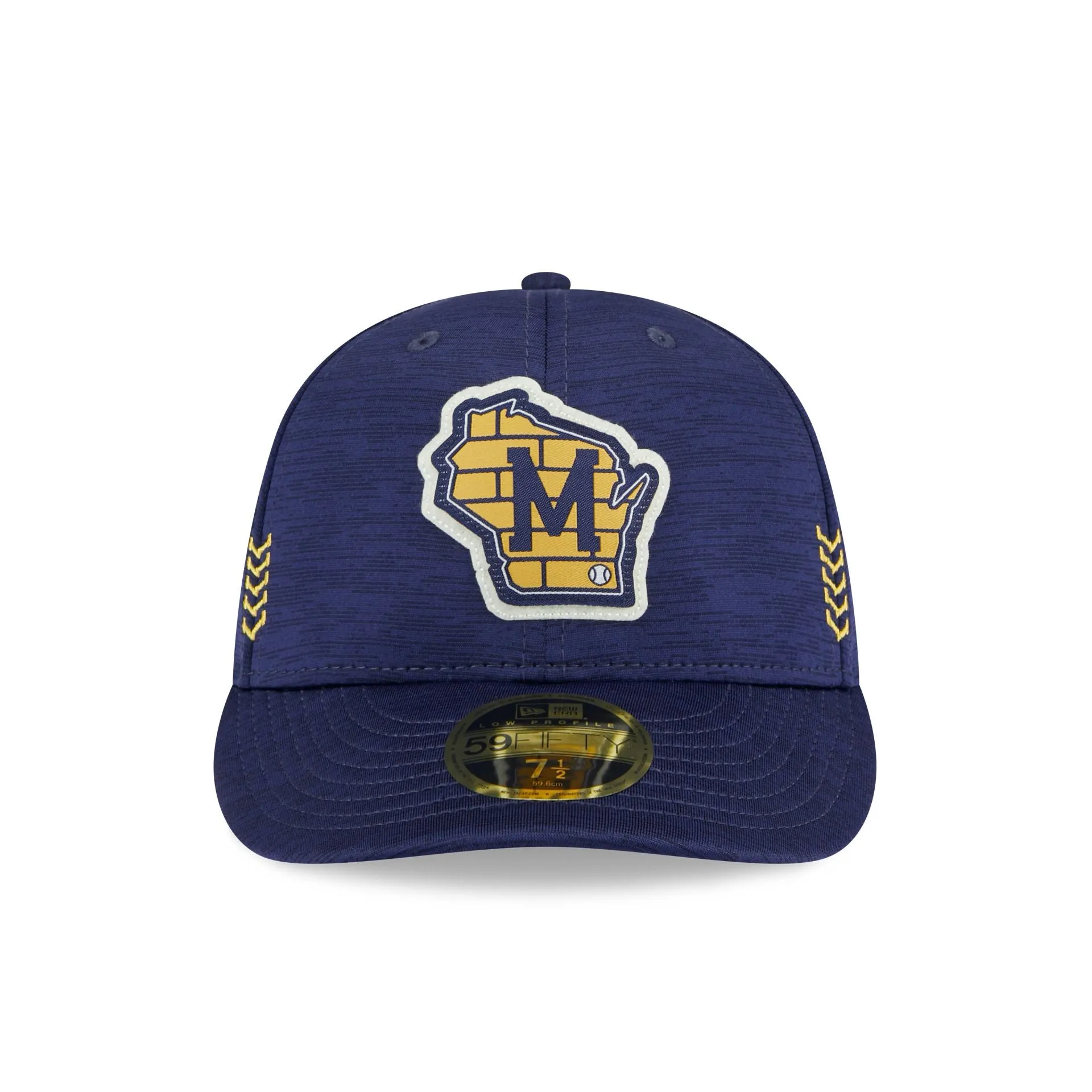 Milwaukee Brewers 2024 Clubhouse Low Profile 59FIFTY Fitted Hat sold by New Era product image thumbnail 2