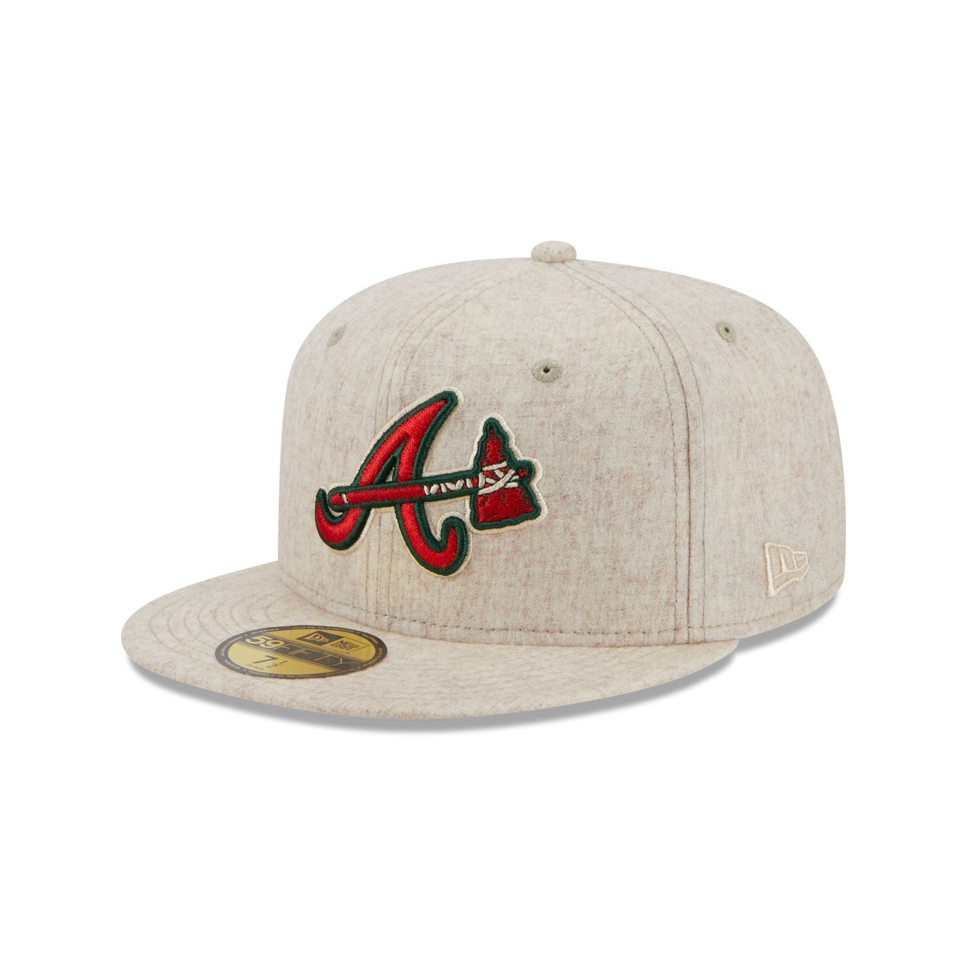 Atlanta Braves Wool Plaid 59FIFTY Fitted Hat sold by New Era
