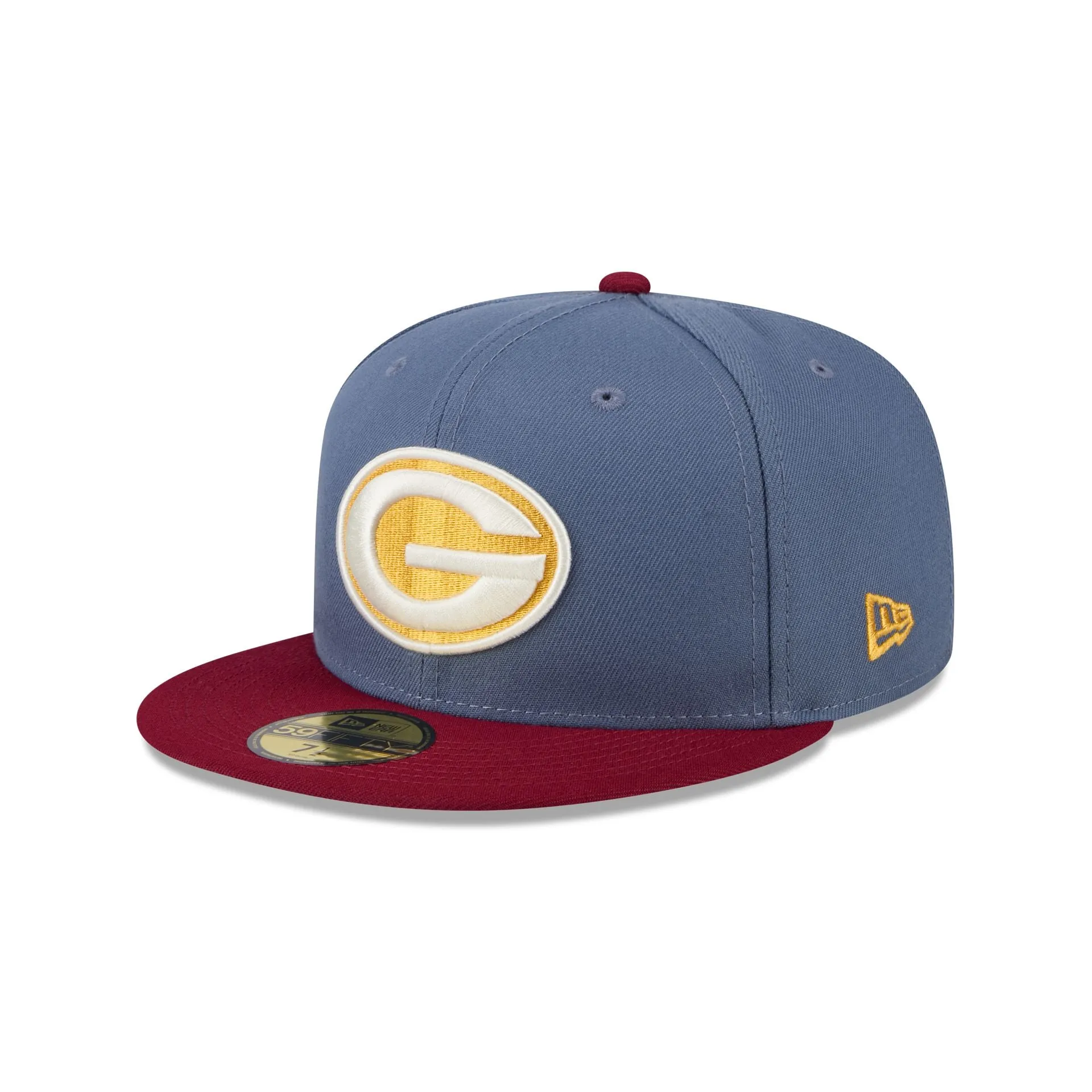 Green Bay Packers Deep Blue 59FIFTY Fitted Hat sold by New Era product image thumbnail 3