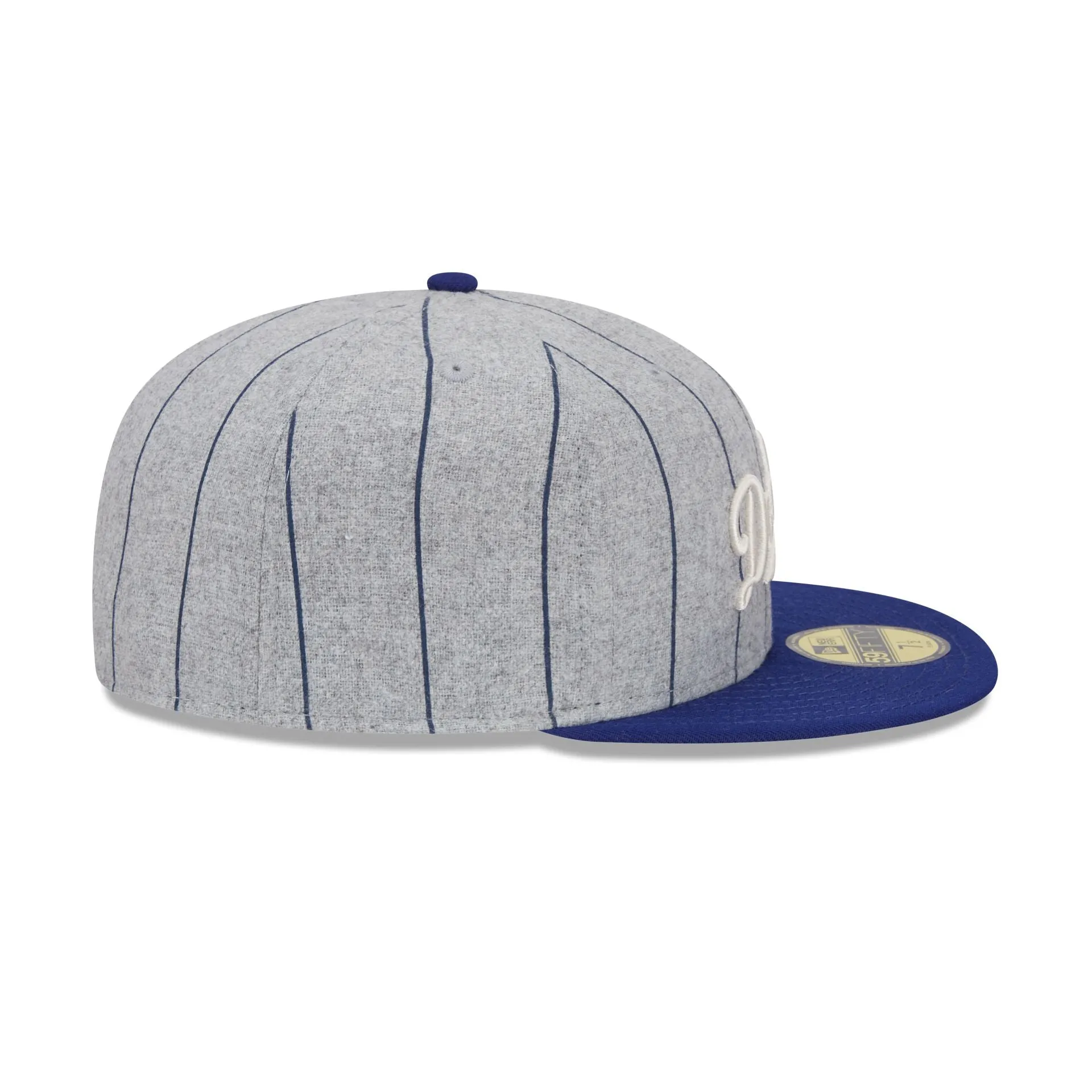 Los Angeles Dodgers Heather Pinstripe 59FIFTY Fitted Hat sold by New Era product image thumbnail 5