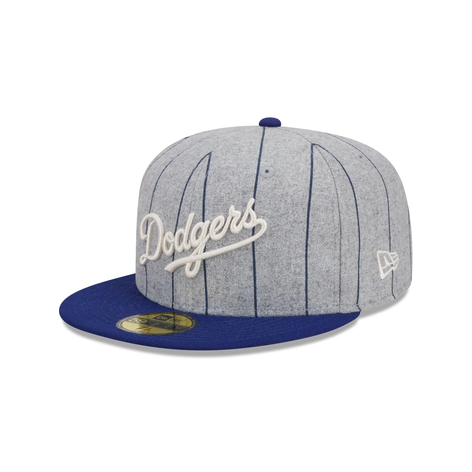 Los Angeles Dodgers Heather Pinstripe 59FIFTY Fitted Hat sold by New Era