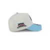 Chicago Cubs Chrome White 9FORTY A-Frame Snapback Hat sold by New Era