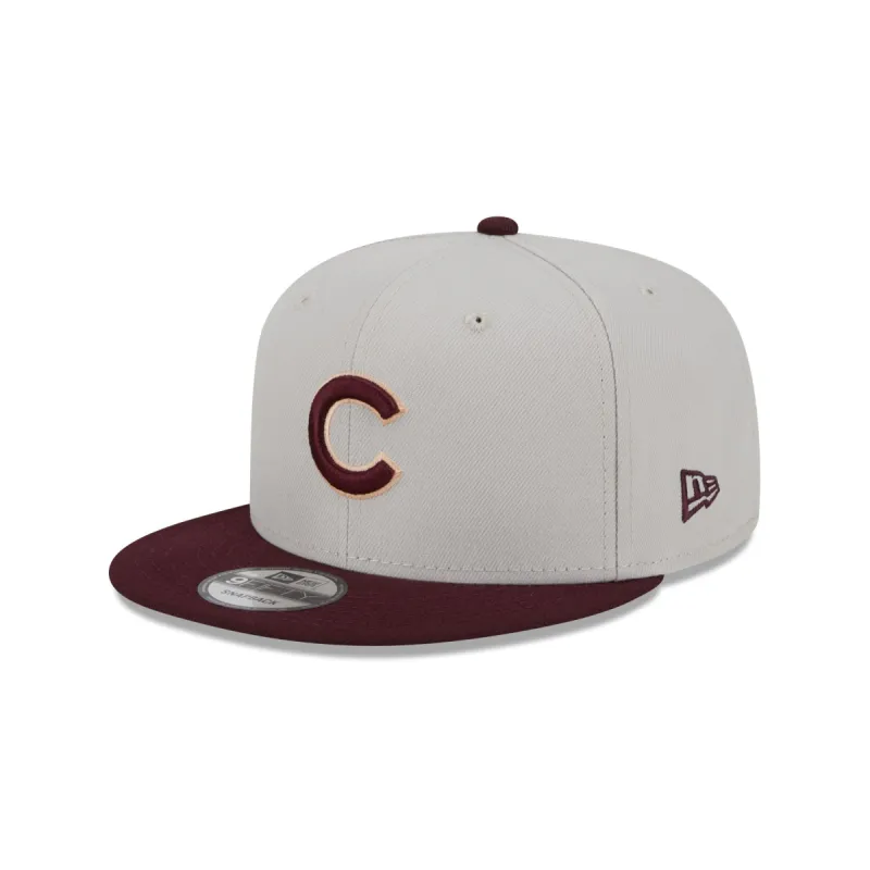 Chicago Cubs Mauve Visor 9FIFTY Snapback Hat sold by New Era
