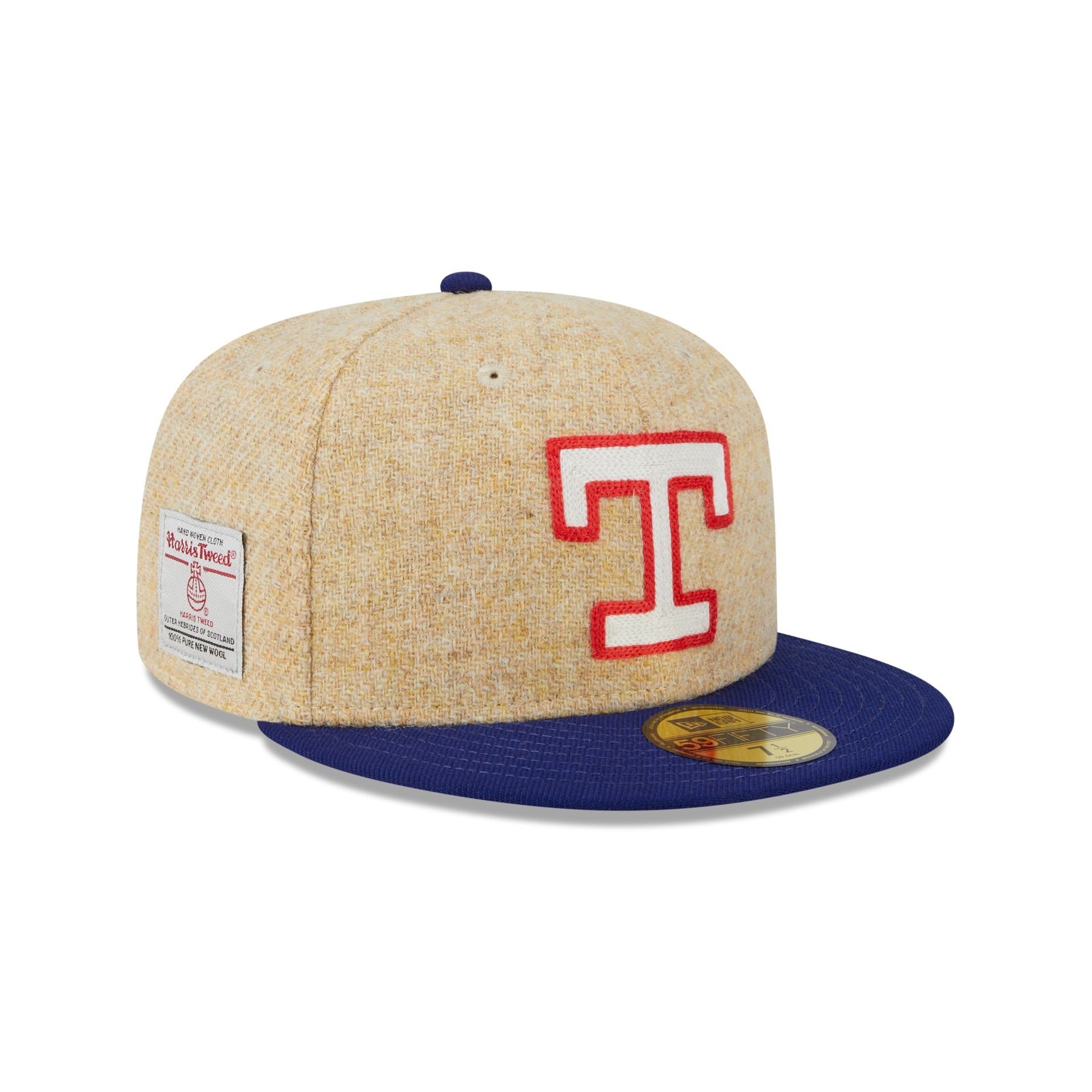 Texas Rangers Harris Tweed 59FIFTY Fitted Hat sold by New Era