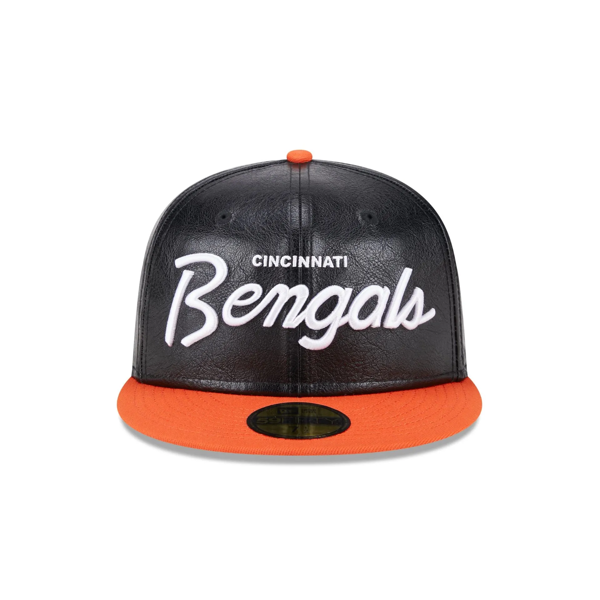 Cincinnati Bengals Faux Leather Crown 59FIFTY Fitted Hat sold by New Era product image thumbnail 2
