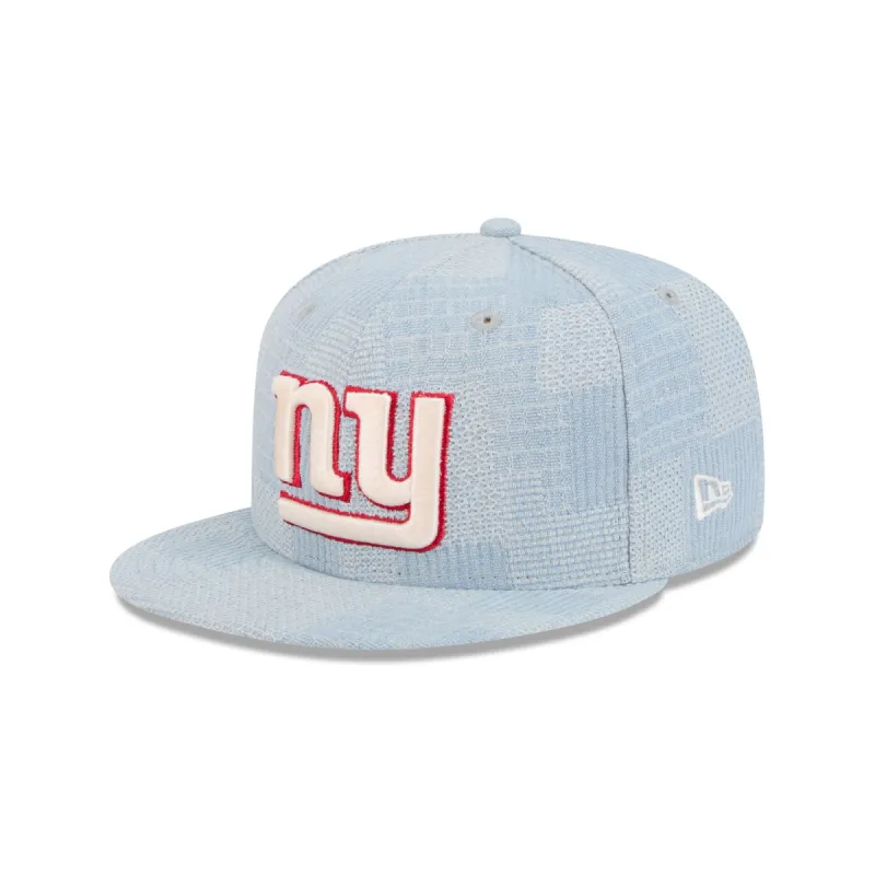 New York Giants Denim Patchwork 9FIFTY Snapback Hat sold by New Era