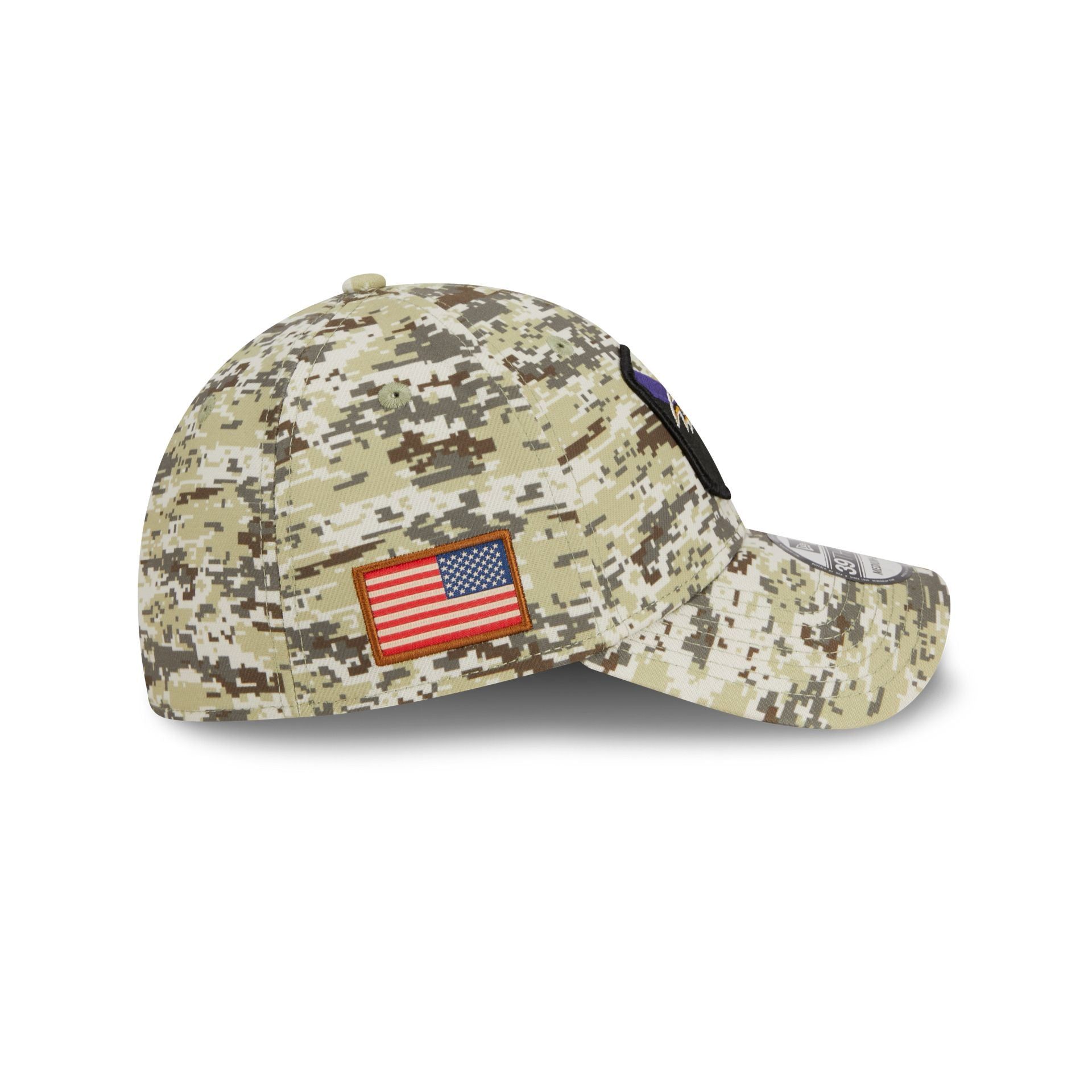 Baltimore Ravens 2023 Salute to Service Camo 39THIRTY Stretch Fit Hat sold by New Era product image thumbnail 4